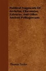 Thomas Taylor - Political Fragments of Archytas, Charond