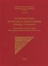 Alhena Gadotti, Alhena/ Brisch Gadotti, Marcel Sigrist, Marcel (Ecole Biblique et Archeologique Francaise) Sigrist - Cuneiform Texts in the Karl A. Kroch Rare Book Library, Cornell