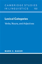 Mark C. Baker, Mark C. (Rutgers University Baker, S. R. Anderson, J. Bresnan - Lexical Categories