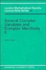 Margaret J. Field, Mike Field - Several Complex Variables and Complex Manifolds II