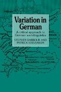 Stephen Barbour, Stephen (Middlesex University Barbour, Stephen Stevenson Barbour, Barbour Stephen, Patrick Stevenson, … - Variation in German A Critical Approach to German Sociolinguistics