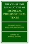 Robert Pasnau, Robert (University of Colorado Pasnau, Robert Pasnau, Pasnau Robert, Eleonore Stump - Cambridge Translations of Medieval Philosophical Texts: Volume 3,