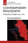 Thomas Baldwin, Thomas (Professor of Philosophy Baldwin - Contemporary Philosophy