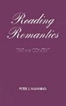 Peter J. Manning, Peter J. (Professor and Chair Manning - Reading Romantics