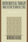 Morris Kline, Morris (former Professor of Mathematics Kline, Kline Morris - Mathematical Thought From Ancient to Modern Times