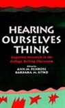 Ann M. (Assistant Professor of English Penrose, Ann M. Sitko Penrose, Ann M. Penrose, Penrose Ann M., Barbara M. Sitko, Sitko Barbara M. - Hearing Ourselves Think