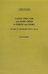 Ur Shlonsky, Ur (Lecturer in the Department of Genera Shlonsky, Ur (Lecturer in the Department of General Linguistics Shlonsky, Shlonsky Ur - Clause Structure and Word Order in Hebrew and Arabic