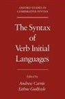 Andrew (Assistant Professor of Linguistics Carnie, Andrew Guilfoyle Carnie, Andrew Carnie, Carnie Andrew, Eithne Guilfoyle, Guilfoyle Eithne - Syntax of Verb Initial Languages