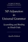 Ayesha Kidwai, Ayesha (Assistant Professor of Linguistics Kidwai, Kidwai Ayesha - Xp-Adjunction in Universal Grammar
