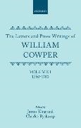 William Cowper, Cowper William, James King, King James, Charles Ryskamp, … - Letters and Prose Writings of William Cowper Volume I: Adelphi and Lettters 1750-1781