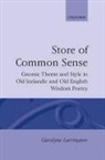 Carolyne Larrington, Carolyne (Supernumerary Fellow in Medi Larrington - Store of Common Sense