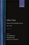 John Clare, P. M. S. Dawson, David Powell, Eric Robinson, Robinson Eric - John Clare: Poems of the Middle Period, 1822-1837