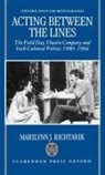 Marilynn J Richtarik, Marilynn J. Richtarik, Marilynn J. (Killam Postdoctoral Resear Richtarik - Acting Between the Lines