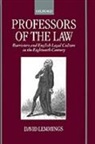 David Lemmings, David (Head of Department of History Lemmings, Lemmings David - Professors of the Law
