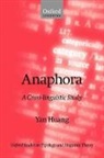 Yan Huang, Yan (Professor of Linguistics Huang - Anaphora