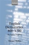 Werner H?llen, Werner Hullen, Werner Hüllen - English Dictionaries, 800-1700