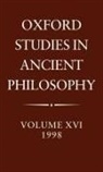 C C W Taylor, C. C. W. Taylor - Oxford Studies in Ancient Philosophy: Volume XVI, 1998