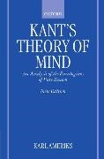 Karl Ameriks, Karl (Hank-Mcmahon Professor of Philosoph Ameriks, Ameriks Karl - Kant''s Theory of Mind An Analysis of the Paralogisms of Pure Reason