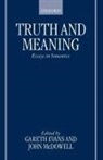 Gareth Mcdowell Evans, Gareth Evans, John McDowell - Truth and Meaning