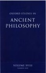 David Sedley, David (Professor of Ancient Philosophy Sedley, David Sedley, David N Sedley, David N. Sedley - Oxford Studies in Ancient Philosophy: Volume XVIII