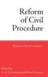 A. A. S. Zuckerman, A. A. S. (Fellow Zuckerman, A.a.s. Cranston Zuckerman, Ross Cranston, Cranston Ross, Adrian A S Zucerkman... - Reform of Civil Procedure