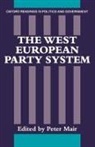 Peter Mair, Peter (Professor of Comparative Politics Mair, Peter Mair - West European Party System