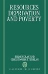 Brian Nolan, Brian (Research Professor Nolan, Brian Whelan Nolan, Whelan Nolan, Nolan Brian, Christopher T Whelan... - Resources, Deprivation, and Poverty
