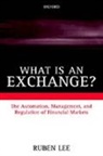 Ruben Lee, Ruben (Director Lee, Lee Ruben - What Is an Exchange?