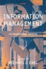 Michael J. Earl, Michael J. (Andersen Consulting Professor of Earl, Michael J. Earl, Earl Michael J. - Information Management: The Organizational Dimension