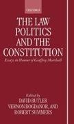 David (Fellow Butler, David Bogdanor Butler, Vernon Bogdanor, Vernon (Professor of Government Bogdanor, Bogdanor Vernon, … - Law, Politics, and the Constitution Essays in Honour of Geoffrey Marshall
