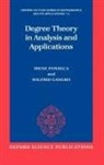 Irene Gangbo Fonesca, Gangbo Fonseca, Irene Fonseca, Irene (Professor of Mathematics Fonseca, Fonseca Irene, Wilfrid Gangbo... - Degree Theory in Analysis and Applications