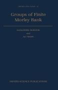 Alexandre Borovik, Alexandre (Lecturer in Mathematics Borovik, Alexandre Nesin Borovik,  Borovik Alexandre, Ali Nesin,  Nesin Ali - Groups of Finite Morley Rank