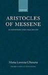 Aristocles, Maria Lorenza Chiesara, Maria Lorenza (Universita Degli Studi DI Chiesara, Maria Lorenza (Universita degli Studi di Milano) Chiesara, Maria Lorenza Chiesara - Aristocles of Messene