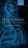 Jason Harding, Jason (Lecturer Harding, Harding Jason - Criterion