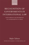 Stefan Talmon, Stefan (Stefan Talmon Is a Research Assist Talmon, Stefan (Stefan Talmon is a Research Assistant at the University of Tubingen) Talmon - Recognition of Governments in International Law
