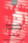 Leon Stassen, Leon (Senior Lecturer Stassen - Intransitive Predication
