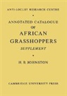 H. B. Johnston, H.b. Johnston, Johnston H. B. - Annotated Catalogue of African Grasshoppers