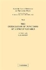Hardy G. H., G. H. Hardy, Godfrey H. Hardy - Integration of Functions