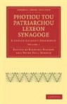 Photius, Photius Photius, Richard Porson, Peter Paul Dobree, Richard Porson - Photiou Tou Patriarchou Lexeon Synagoge