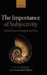 Leemon McHenry, Timothy L S Sprigge, Timothy L. S. Sprigge, Timothy L. S./ Mchenry Sprigge, Leemon McHenry, Leemon B McHenry... - The Importance of Subjectivity