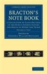 Henry De Bracton, Henry De Bracton, Frederic William Maitland - Bracton''s Note Book