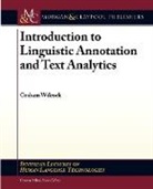Graham Wilcock - Introduction to Linguistic Annotation and Text Analytics