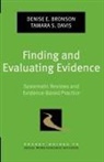 Denise E Bronson, Denise E. Bronson, Denise E. (Associate Dean for Academic Affairs and Director of the MSW Program Bronson, Denise E./ Davis Bronson, Tamara S Davis, Tamara S. Davis... - Finding and Evaluating Evidence