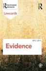 Routledge, Routledge - Evidence Lawcards 2012-2013