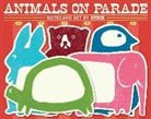 Darrell Gibbs, Julia Harding - Animals on Parade Notecard Set by Sukie
