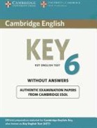 Cambridge ESOL - Cambridge English Key 6 Student Book
