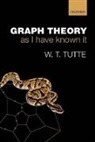 W. T. Tutte, W. T. (Distinguished Professor Emeritus at the University of Waterloo Tutte, W.t. Tutte - Graph Theory As I Have Known It