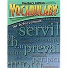 Margaret Ann Richek, Great Source - Great Source Vocabulary for Achievement
