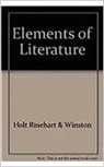 Holt Rinehart &amp; Winston, Not Available (NA), Holt Rinehart and Winston - Elements of Literature