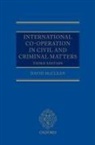 David Mcclean, David (Professor of Law and Dean of the Faculty of Law McClean, Professor David McClean - International Co-Operation in Civil and Criminal Matters